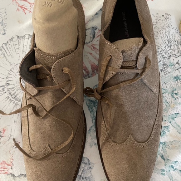 John Varvatos suede grey shoes never worn brand new. - Picture 2 of 5